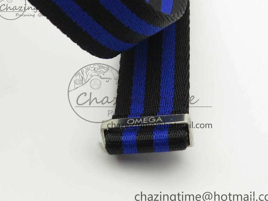 0301 ZeroBulk 2018 Seamaster Diver 300M OMF Best Edition Blue Ceramic Blue Dial on SS Bracelet A8800 (Black Balance Wheel) 7957